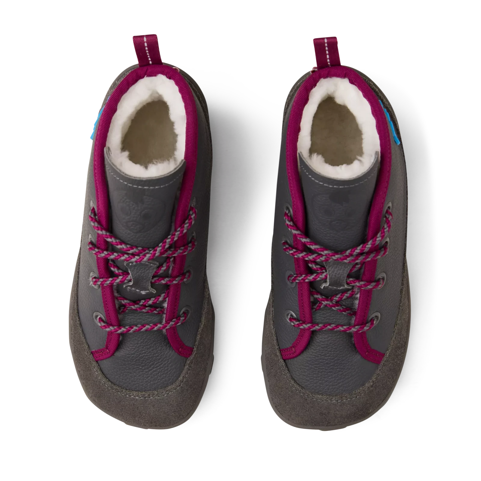 Зимние полуботинки Affenzahn Easy Птица — серый, фото 10