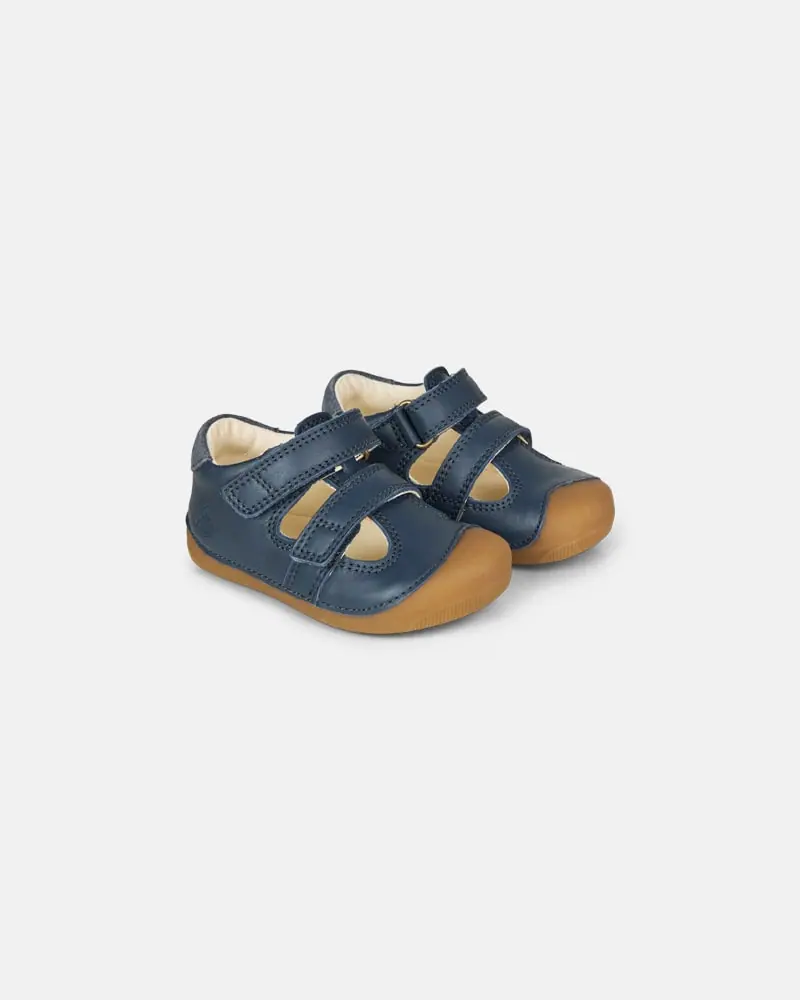 Детские босоногие сандалии Bundgaard Petit Summer Navy — фото 1 из 3