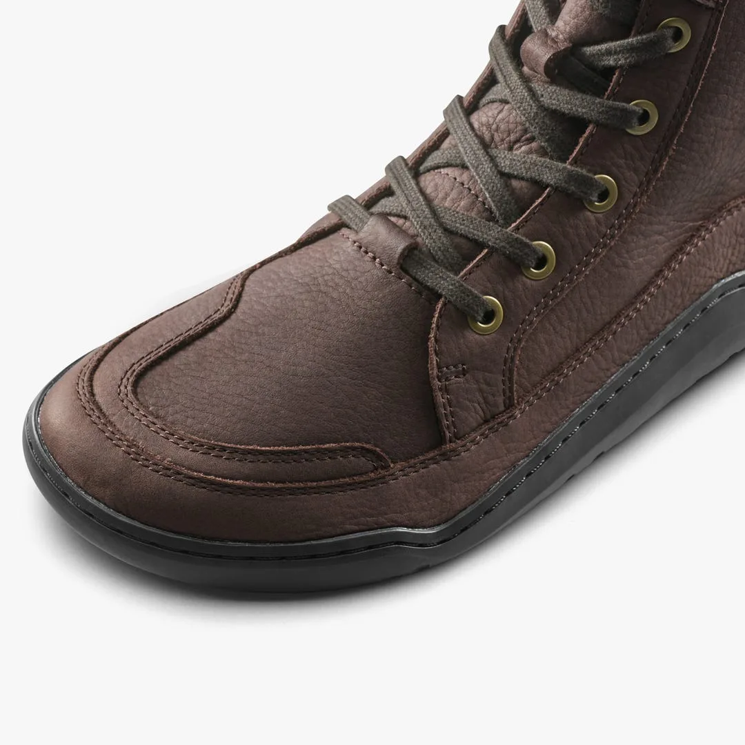 Ботинки Vivobarefoot Gobi Boot II — женская модель, серо-коричневый, фото 6