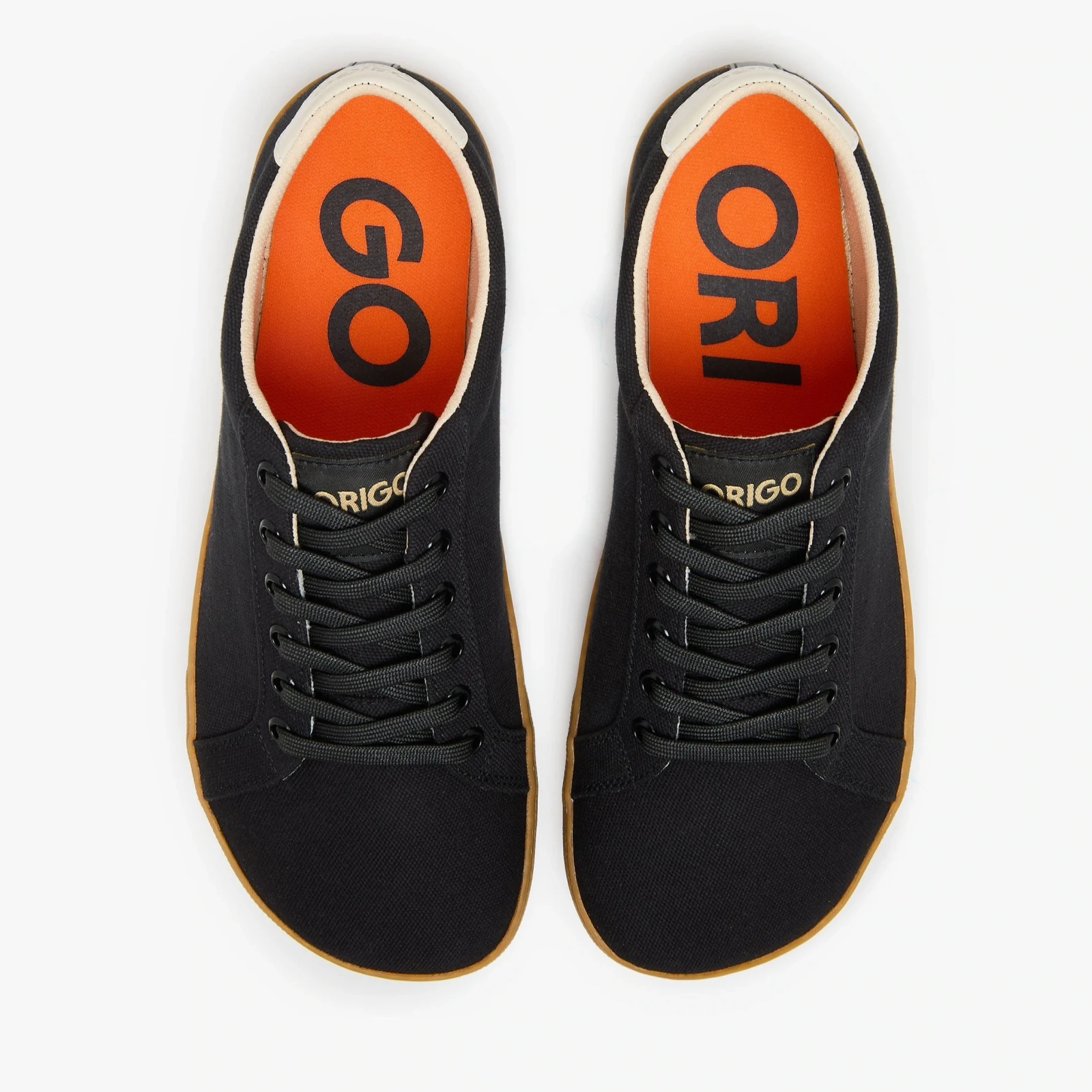 Босоногие кеды Origo Everyday Sneaker Gen 4 — чёрный с янтарной подошвой, фото 5