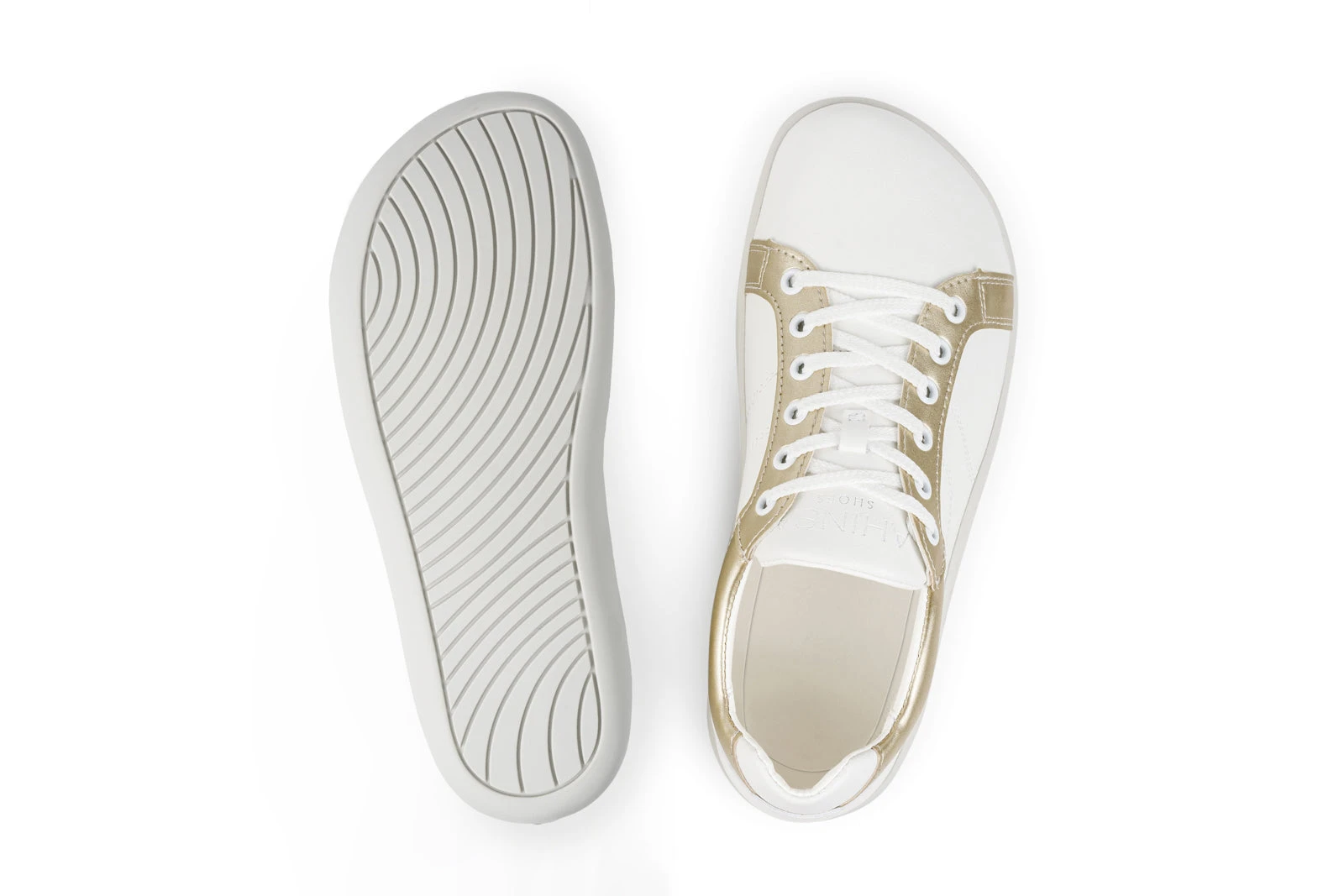 Кроссовки Ahinsa Pura Play Barefoot — золотистая отделка, фото 11