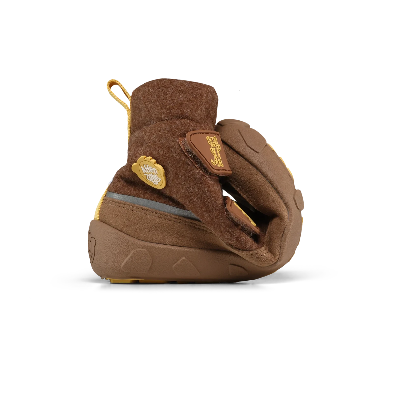 Зимние ботинки Affenzahn Comfy Тигр — коричневый, фото 9