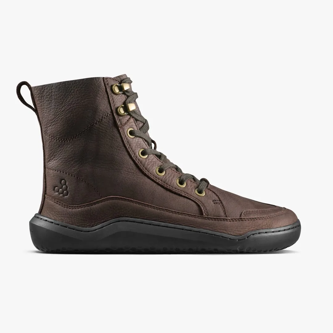Ботинки Vivobarefoot Gobi Boot II — женская модель, серо-коричневый
