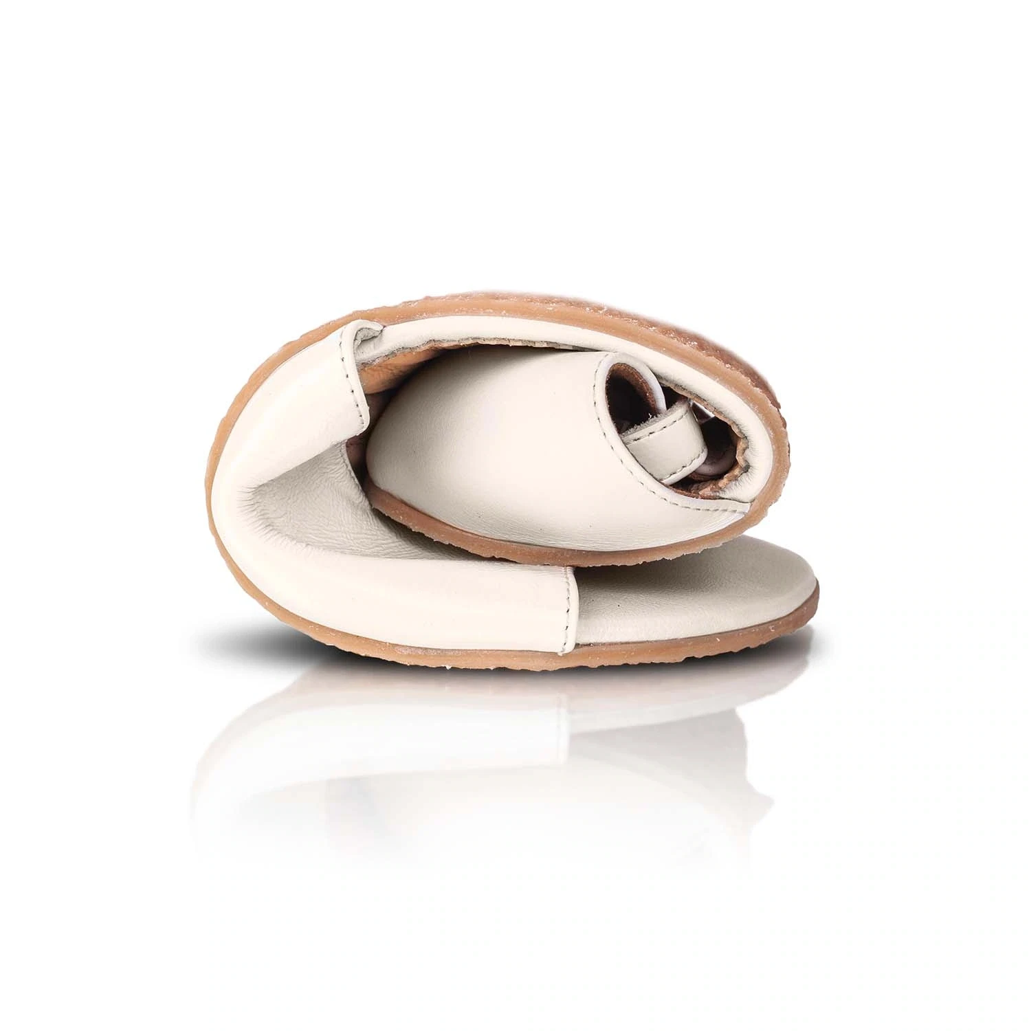 Босоногие сандалии Shapen LILY 3.0 — слоновая кость · широкая колодка, фото 7