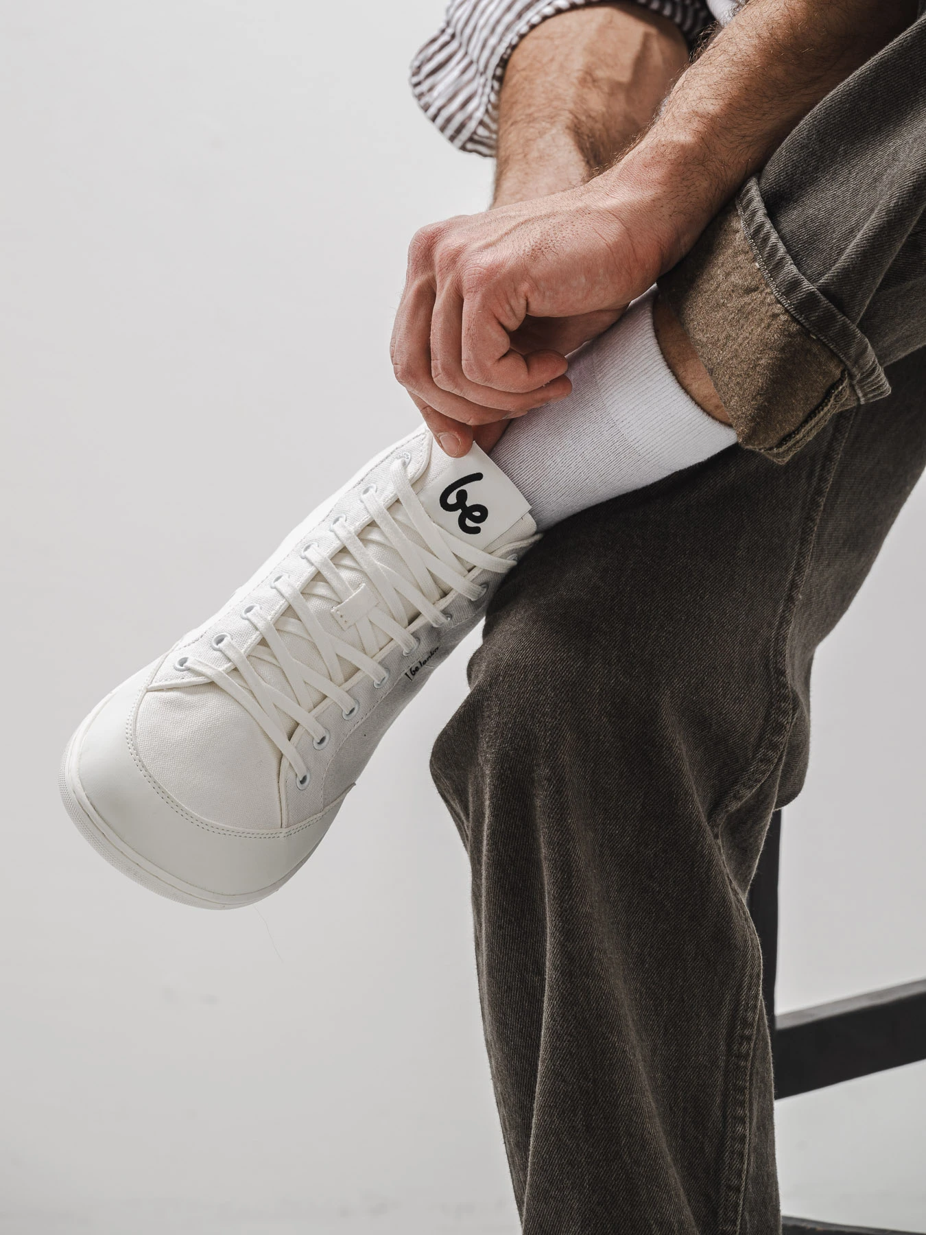 Босоногие кроссовки Be Lenka Rebound - высокие - полностью белый, фото 6