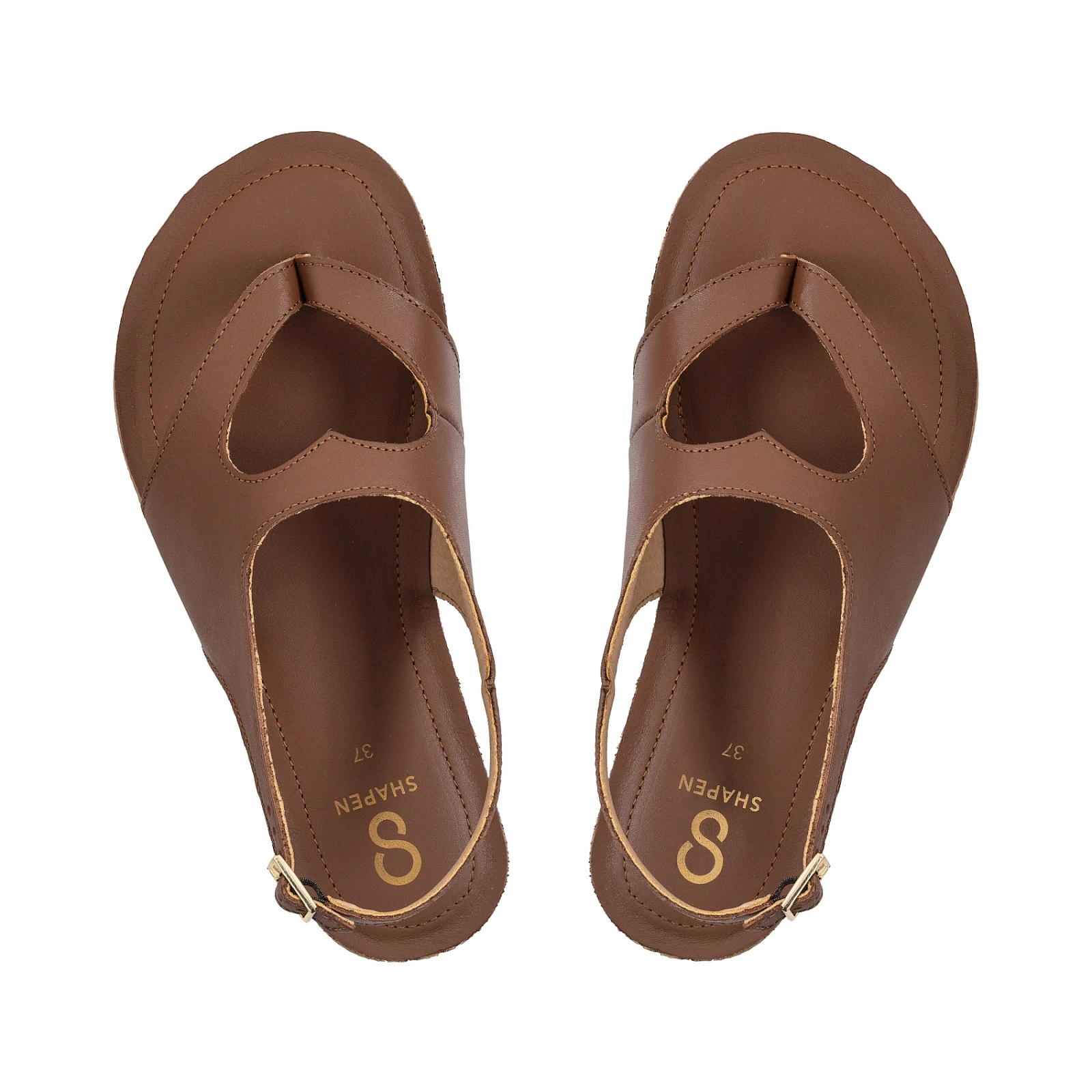 Босоногие сандалии Shapen MAI 2.0 — коричневый, фото 6