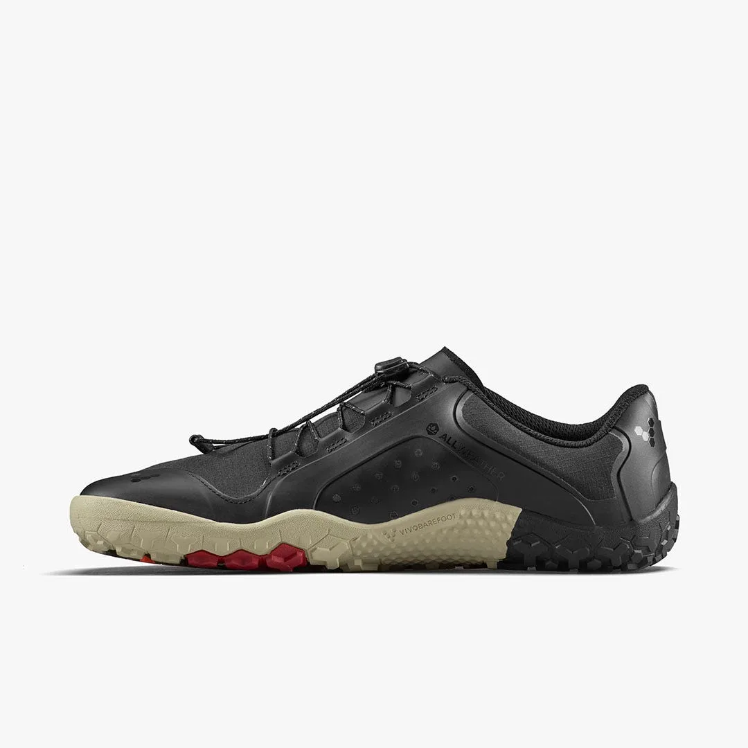 Кроссовки Vivobarefoot Primus Trail III All Weather FG — мужская модель, чёрный, фото 3