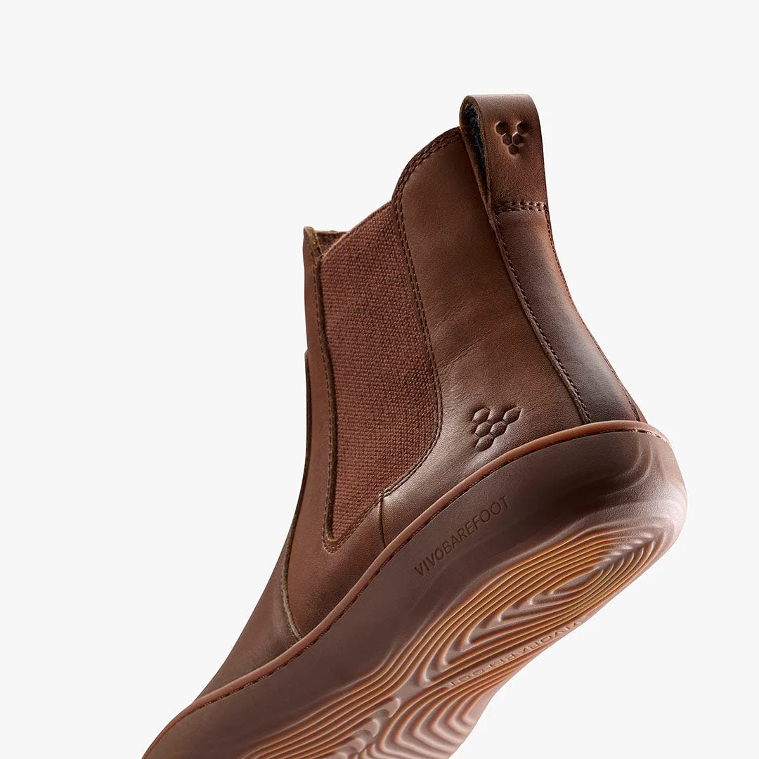 Ботинки Vivobarefoot Sensus Chelsea — женская модель, тёмно-коричневый, фото 6