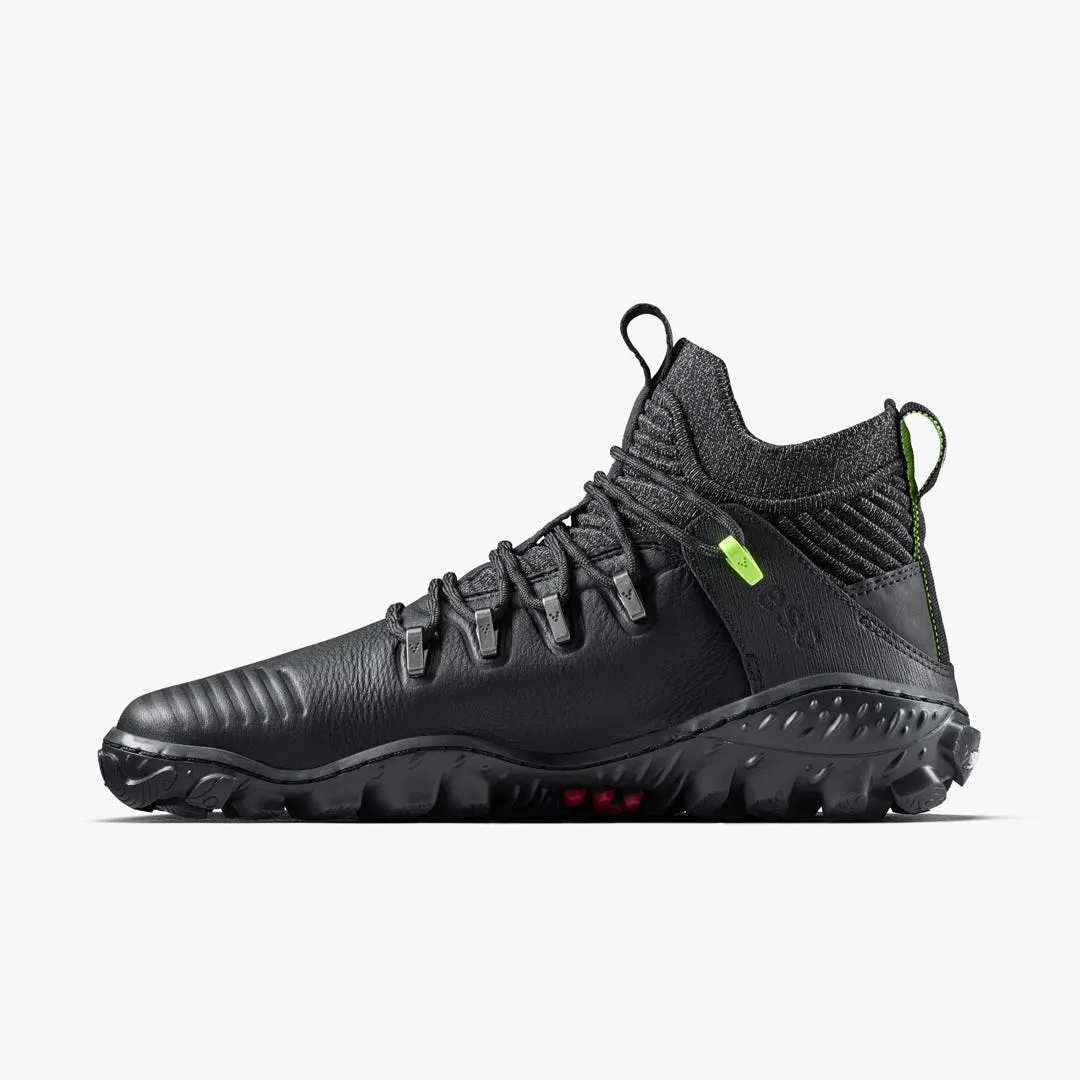 Ботинки Vivobarefoot Magna Forest ESC — мужская модель, чёрный с лаймовым, фото 4