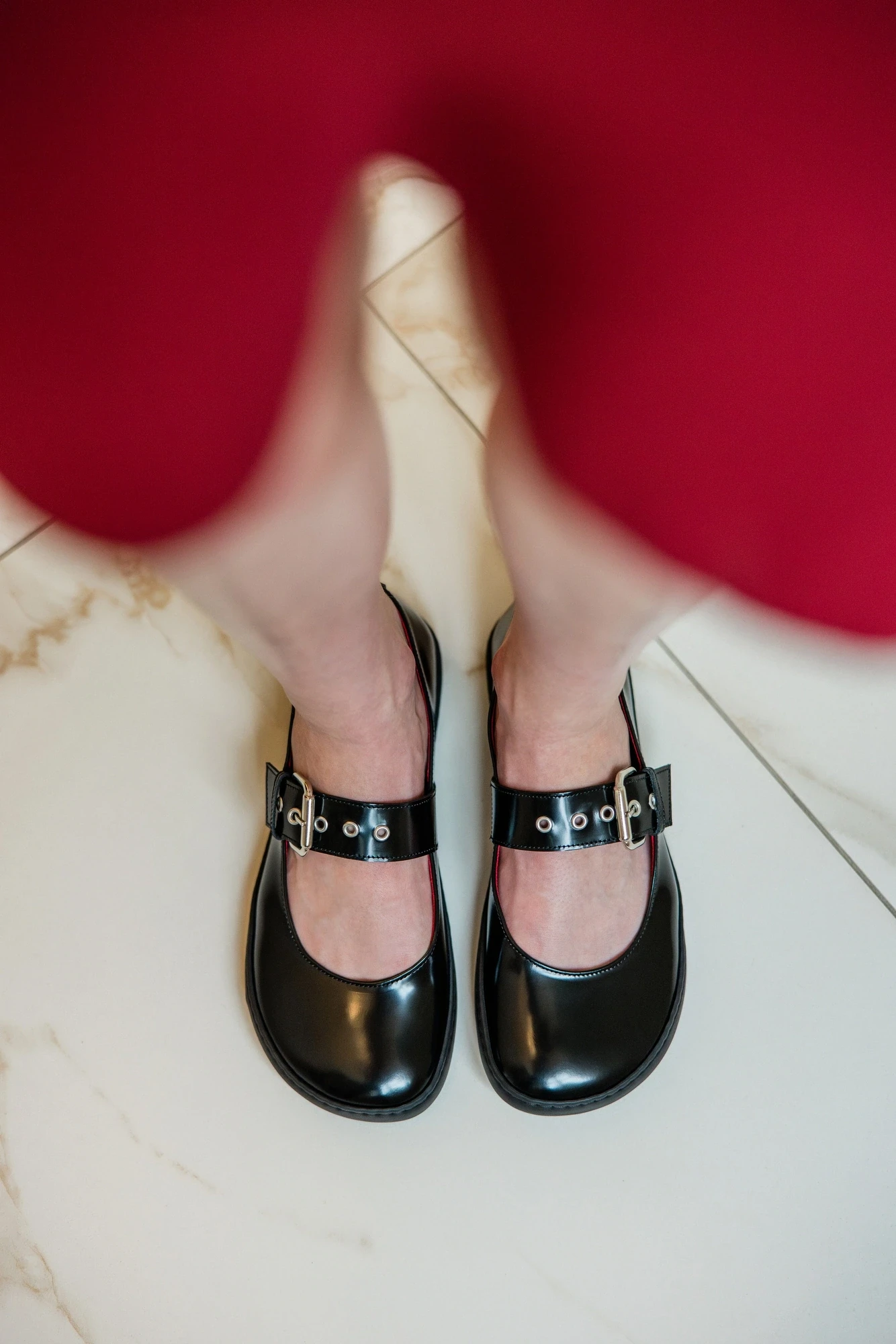 Босоногие балетки Shapen MARY JANE COCO — чёрный, фото 2