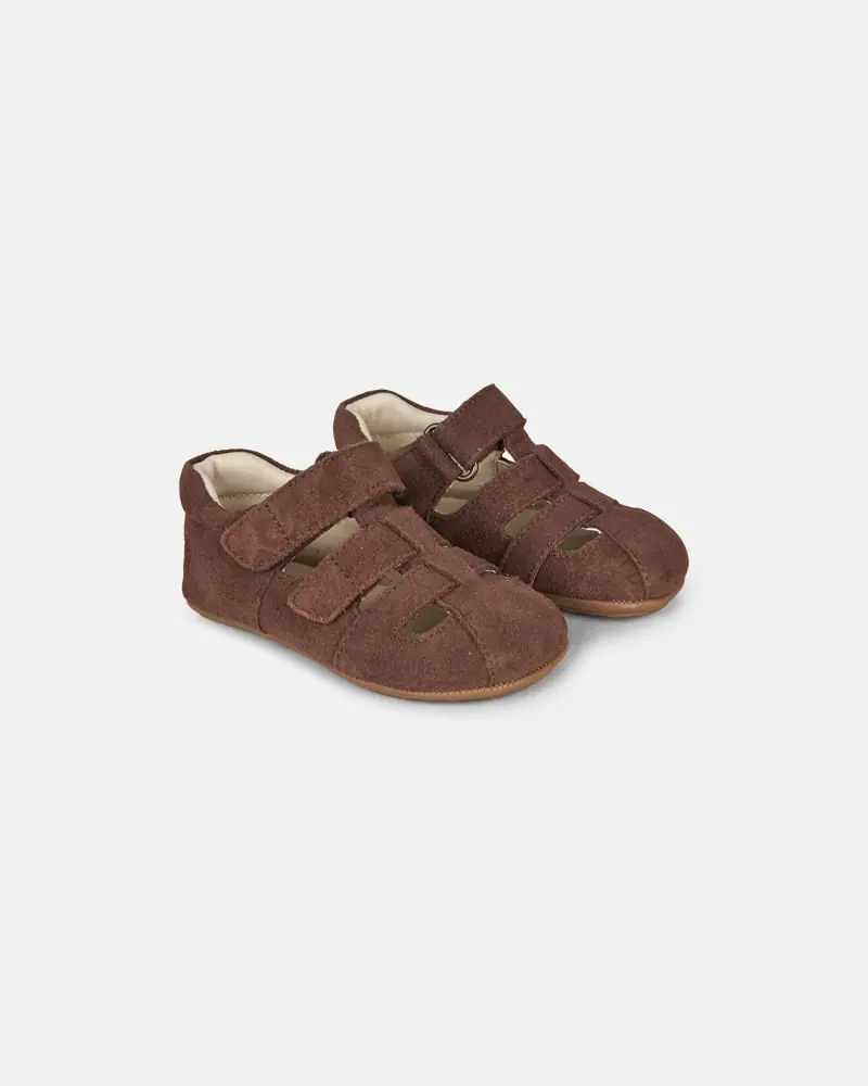 Детские босоногие домашние тапочки Bundgaard Tobias Mocha — фото 1 из 3