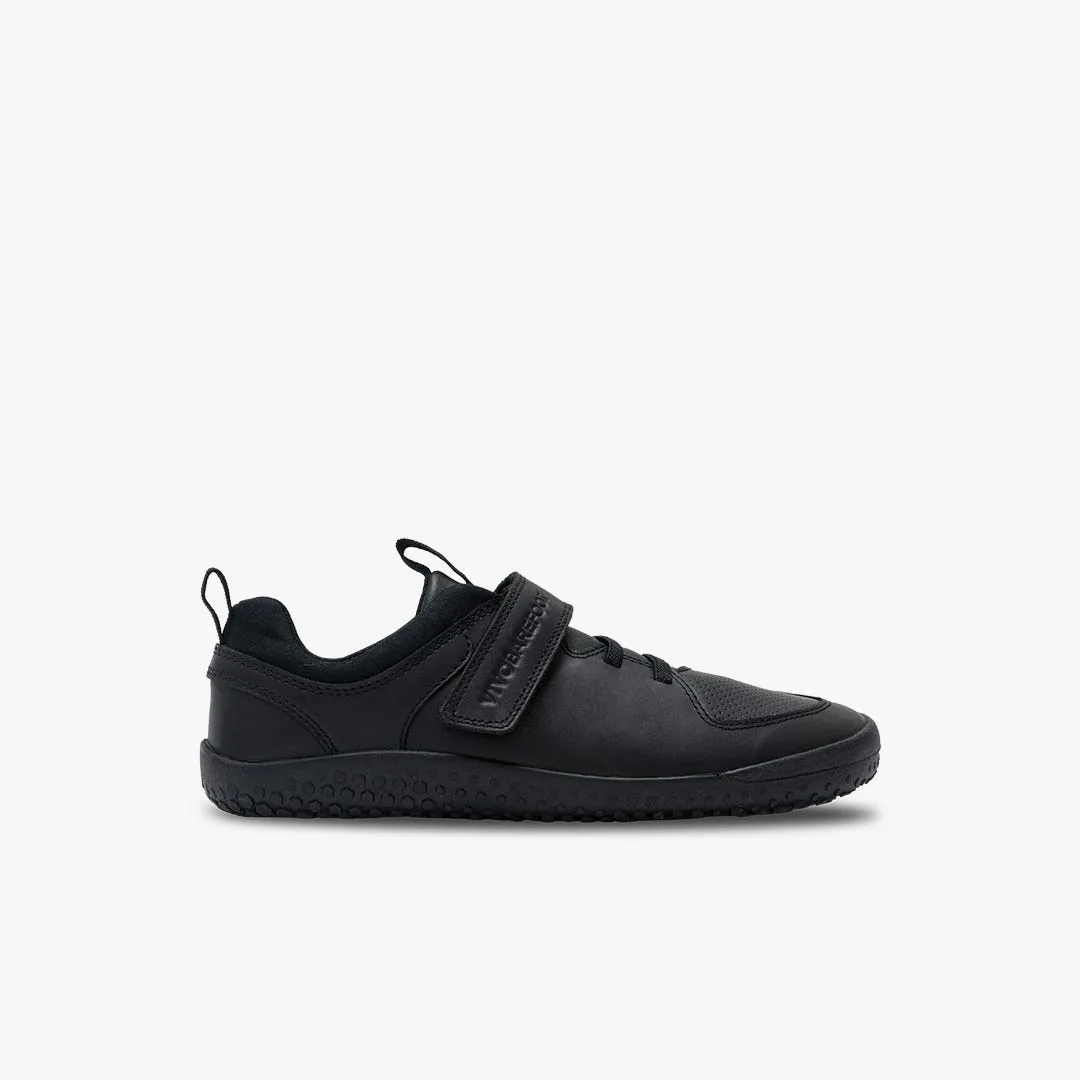 Кроссовки Vivobarefoot Primus Ludo School — детская модель, чёрный — фото 1 из 6
