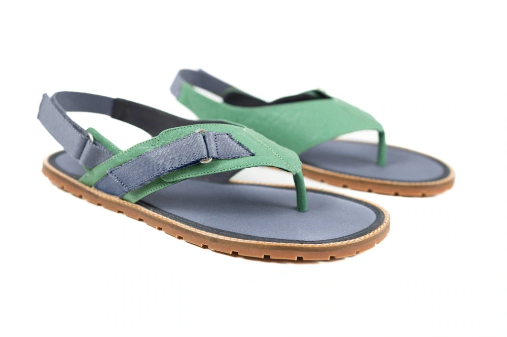 Босоногие сандалии Sambas the bambas Yemayá — сине-зелёные, фото 4